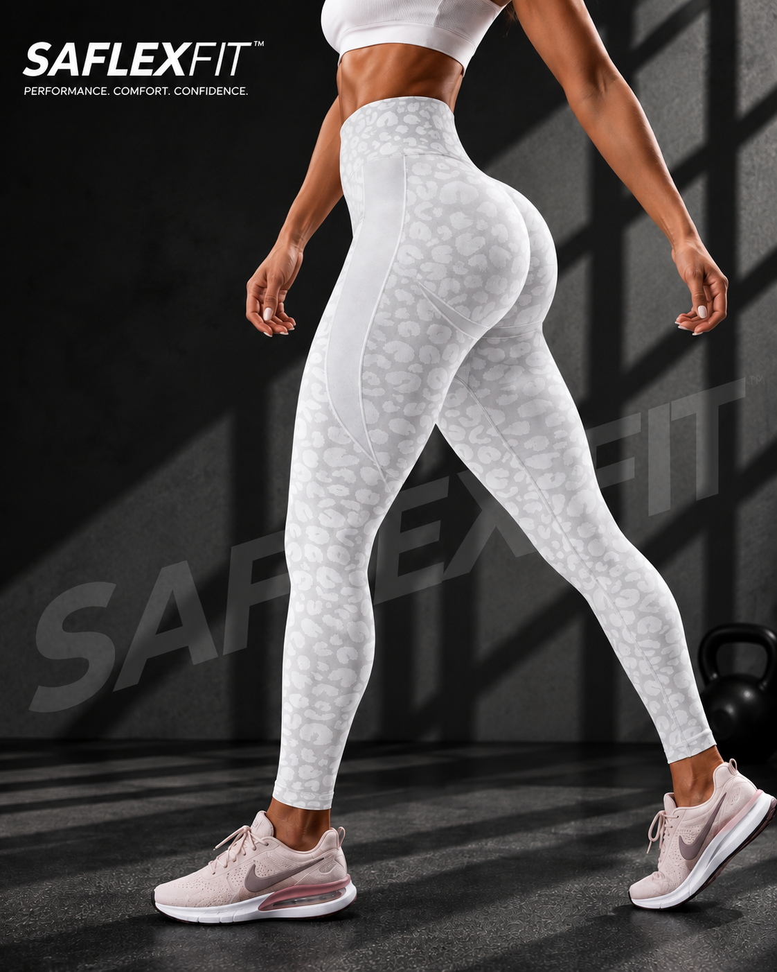 Seamless High-Waist Textured Sports Leggings